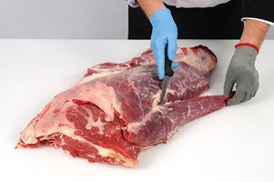Neck and Chuck Roll – Seam Cut - Splenius Muscle Meat Cut Spec Step 15